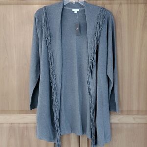 J Jill sweater with fringe
